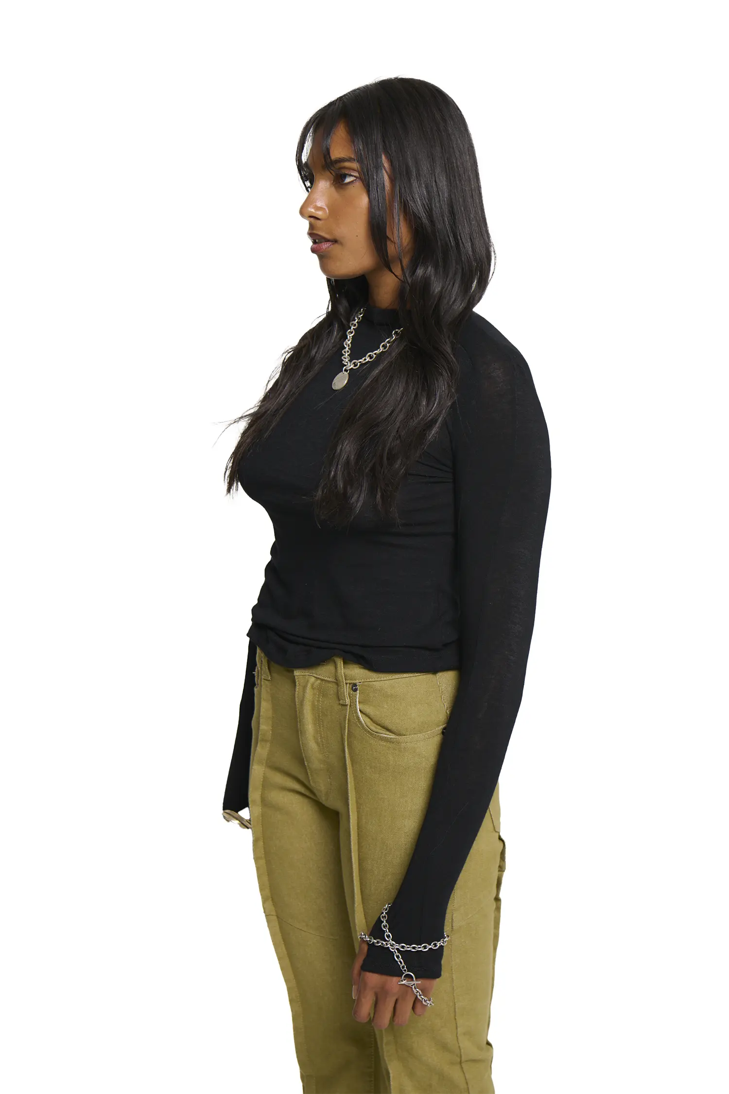 Angel Wool Top - Black - Image 3