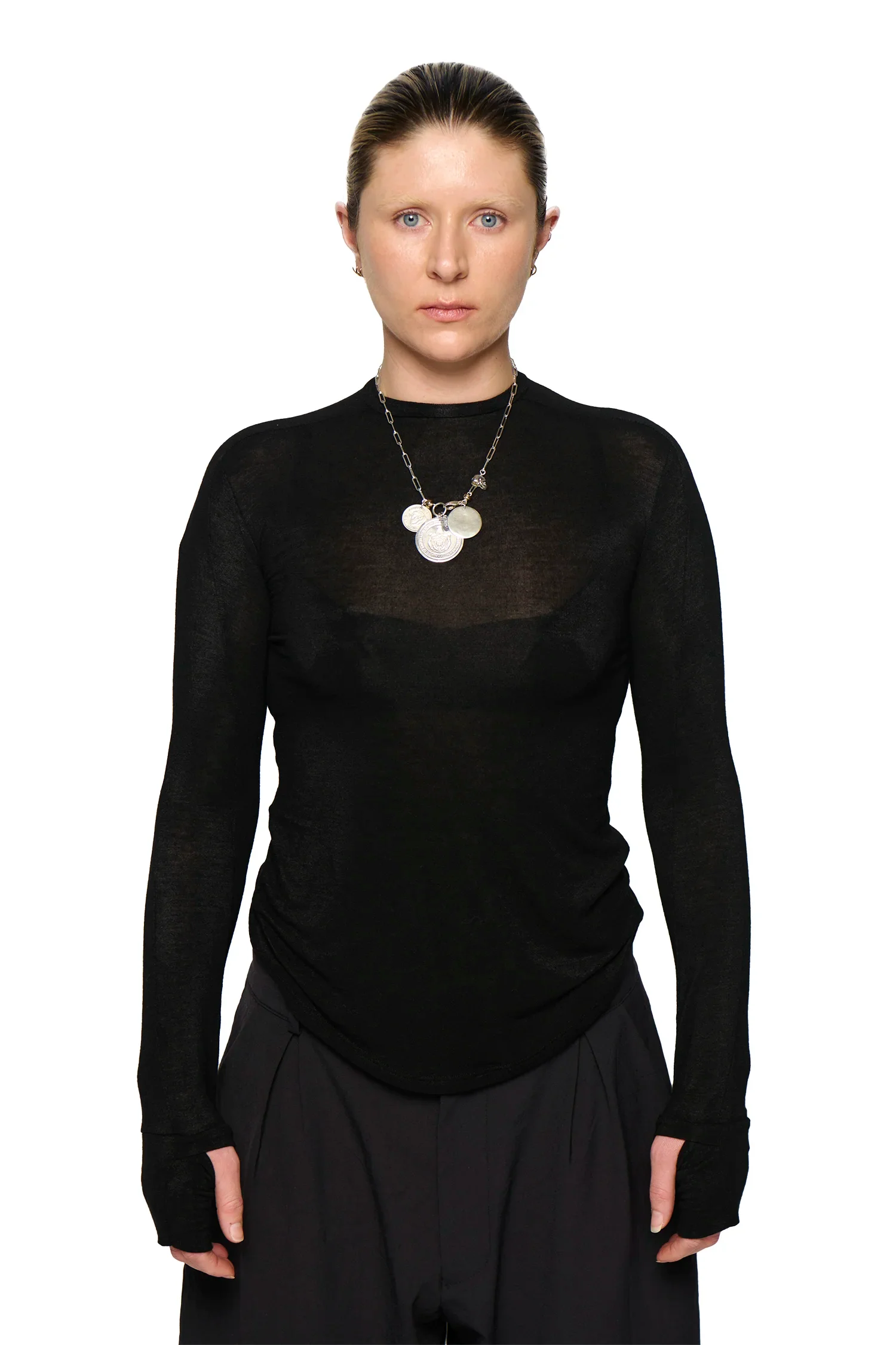 Angel Wool Top - Black - Image 4