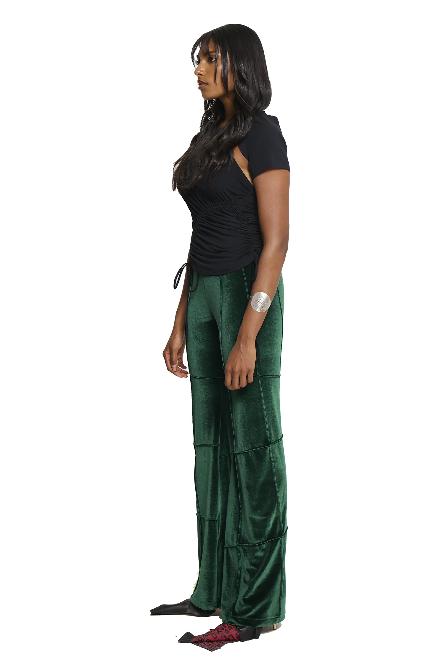 Spider Pant - Bottle Green (Flare) - Image 3