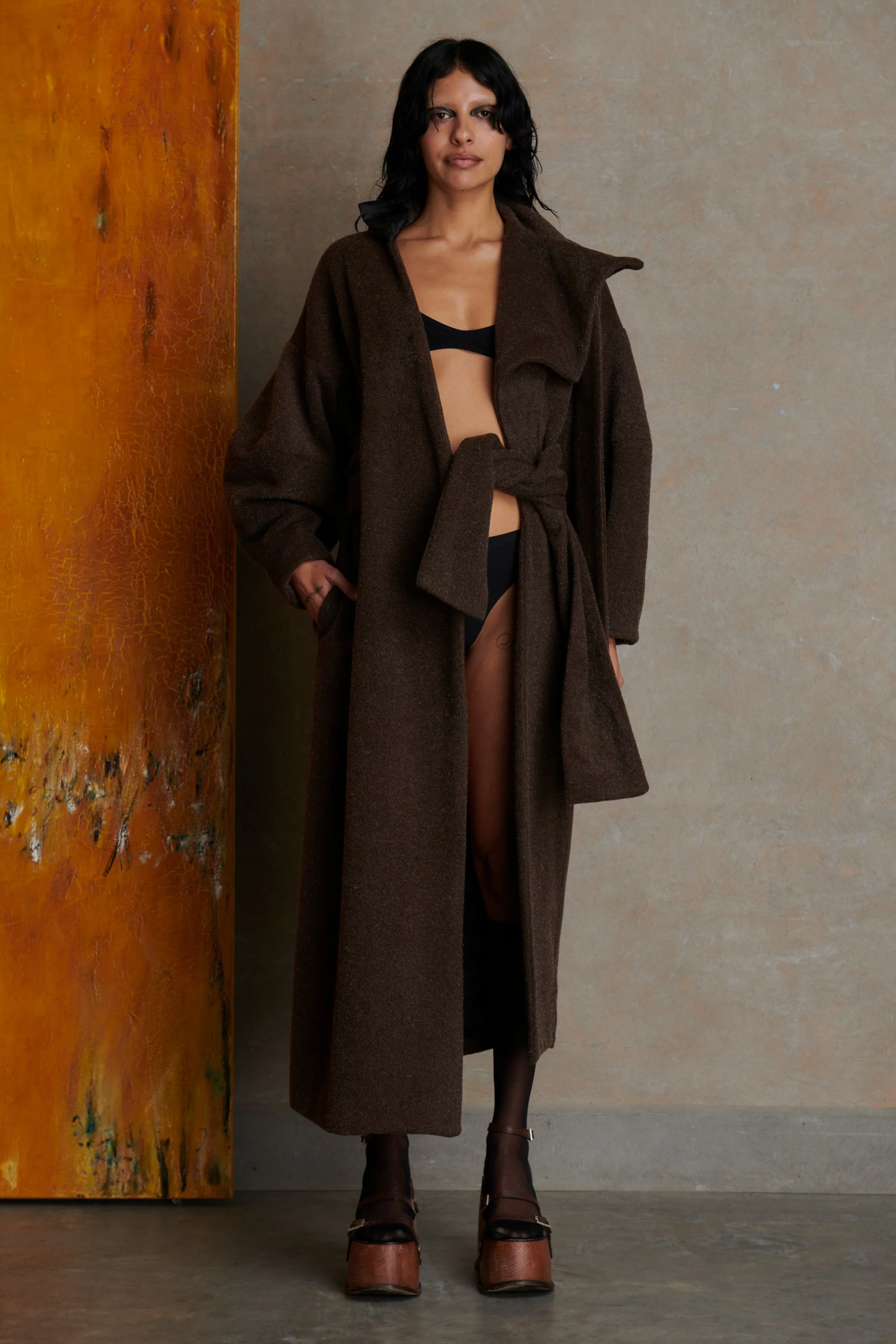 Manola Coat - Brown - Image 6