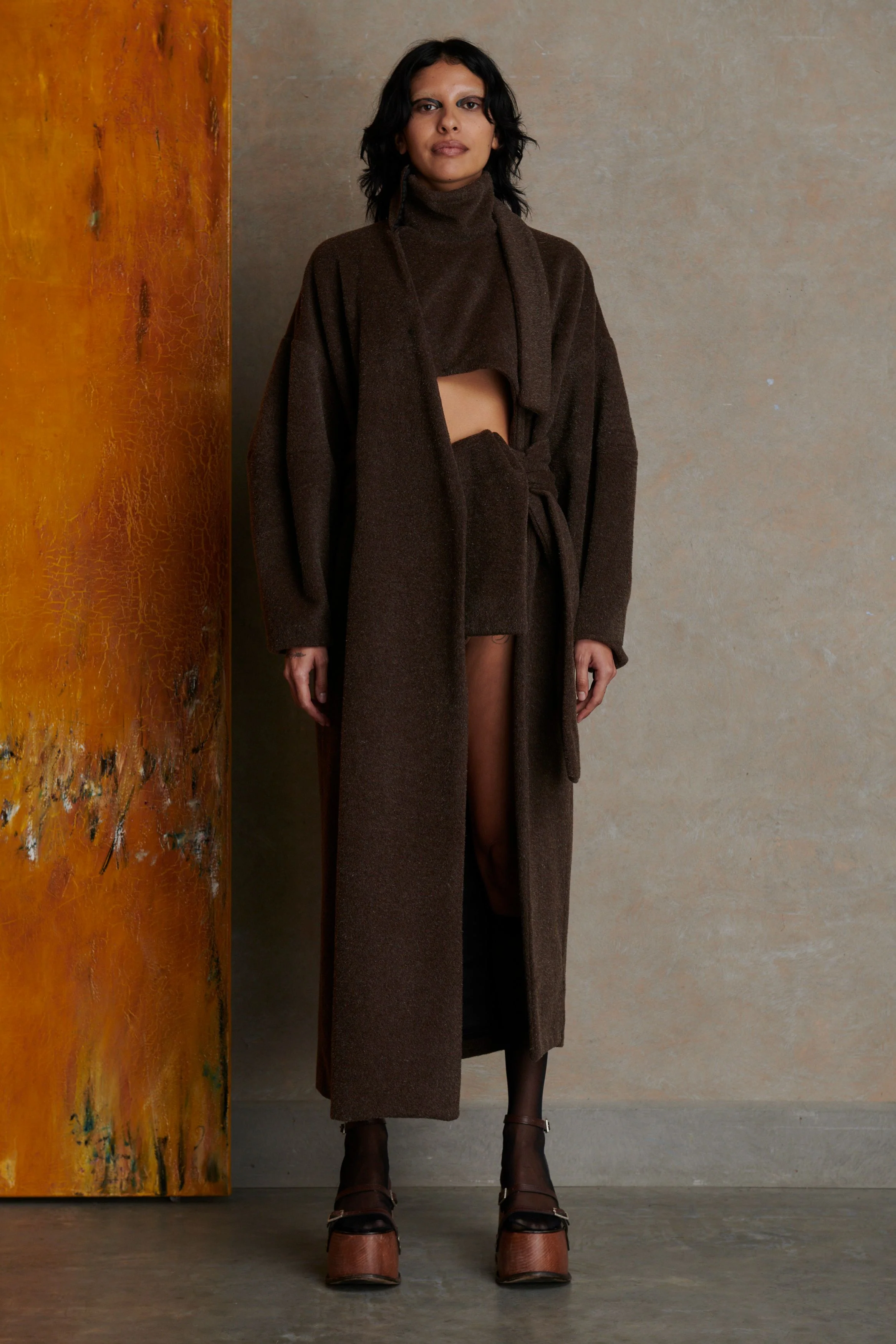 Manola Coat - Brown - Image 7