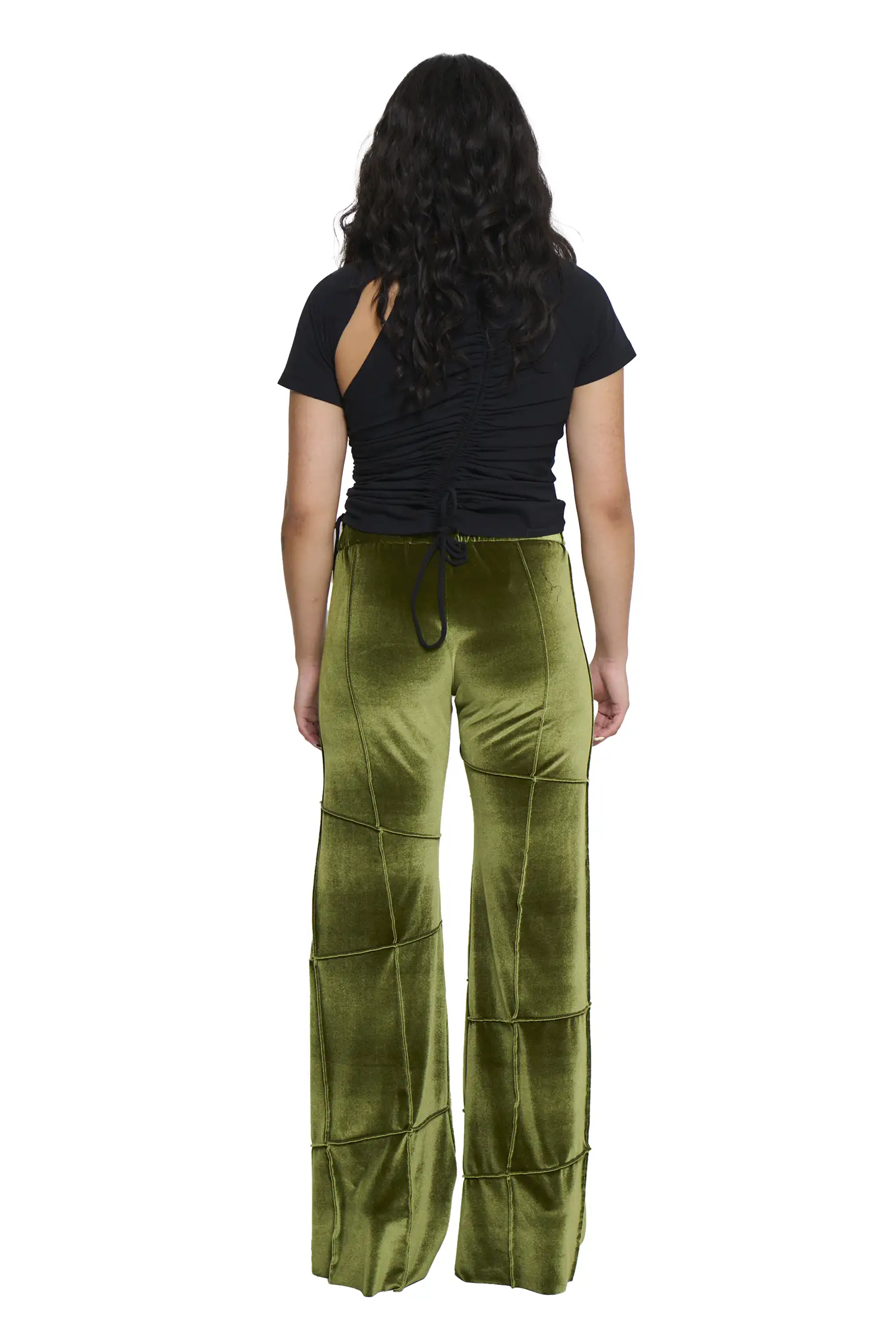 Spider Pant - Olive (Flare) - Image 5