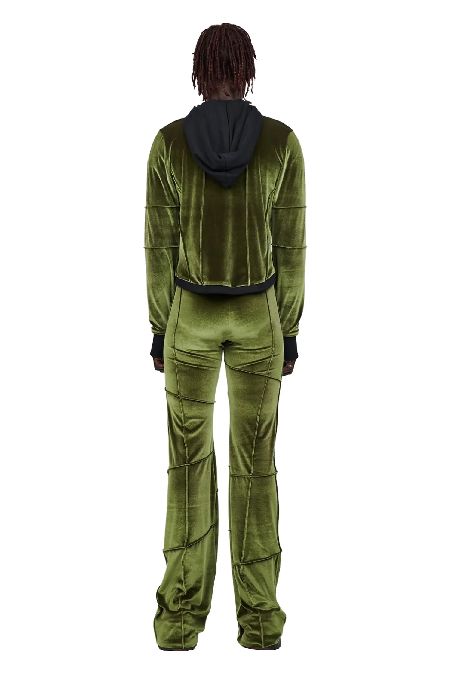 Spider Pant - Olive (Flare) - Image 8