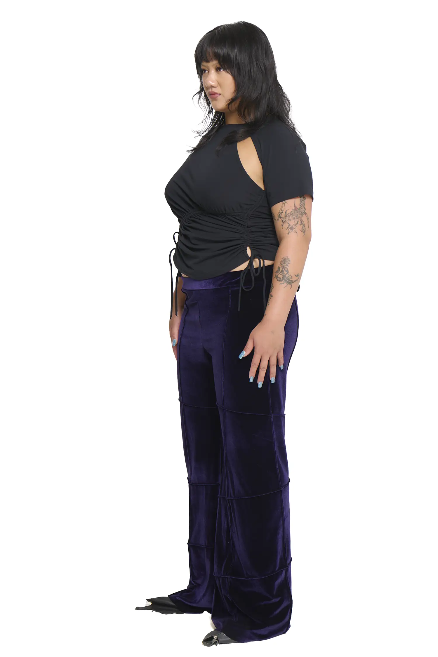 Spider Pant - Purple (Flare) - Image 4