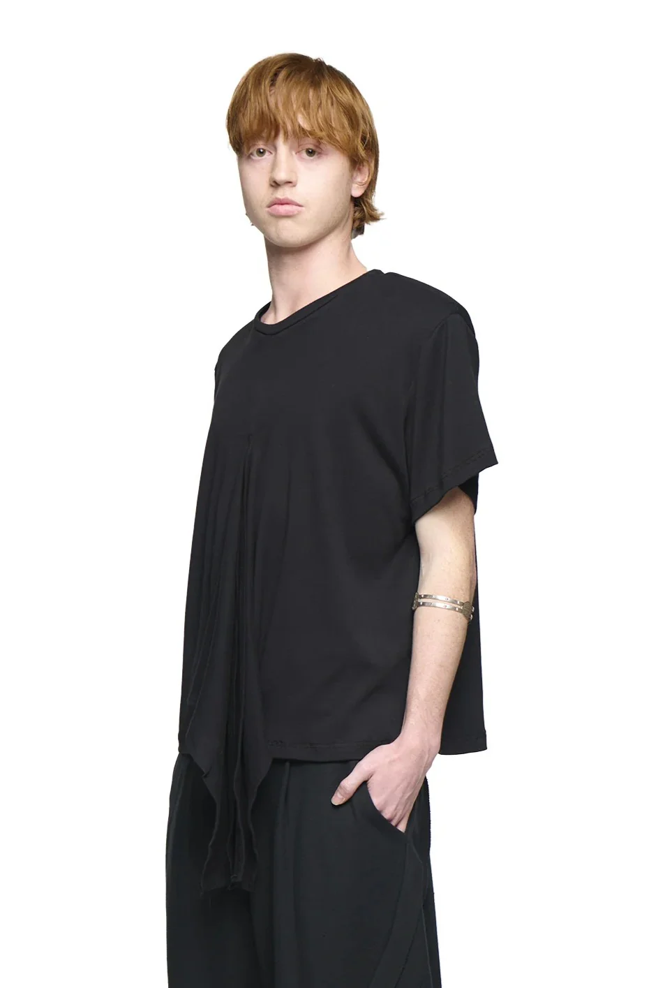 Scrunch T-Shirt - Black - Image 3