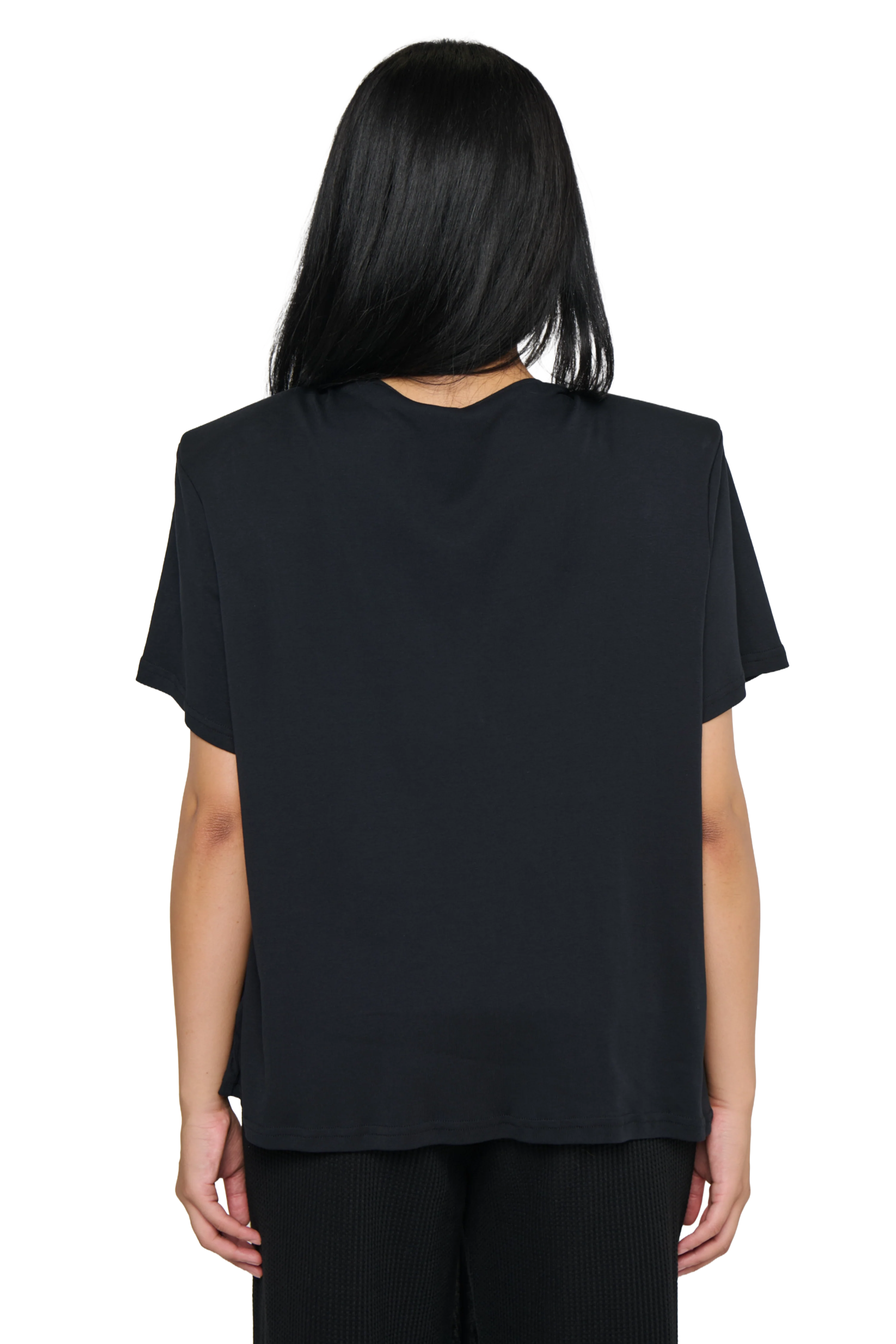 Scrunch T-Shirt - Black - Image 8